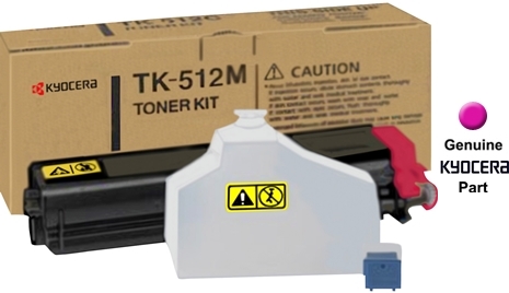 Kyocera TK-512M TK512M 1T02F3BUS0 Toner Cartridge Magenta ECOSYS